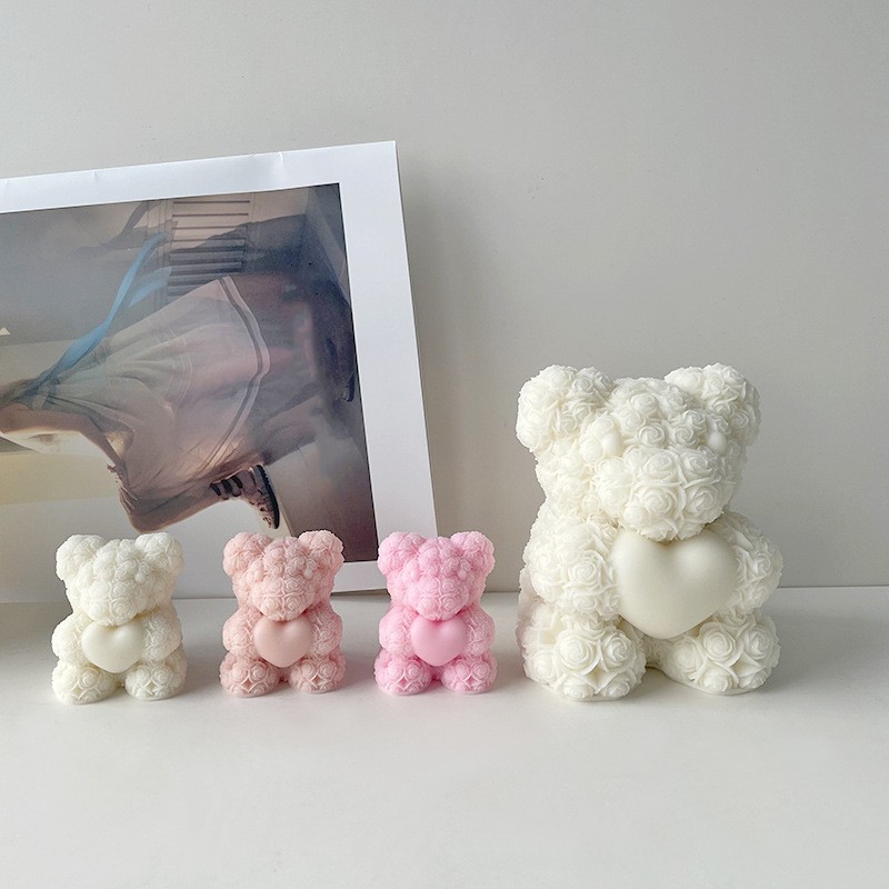 Soap Making At Home - Moule de bougie 3D en Silicone,