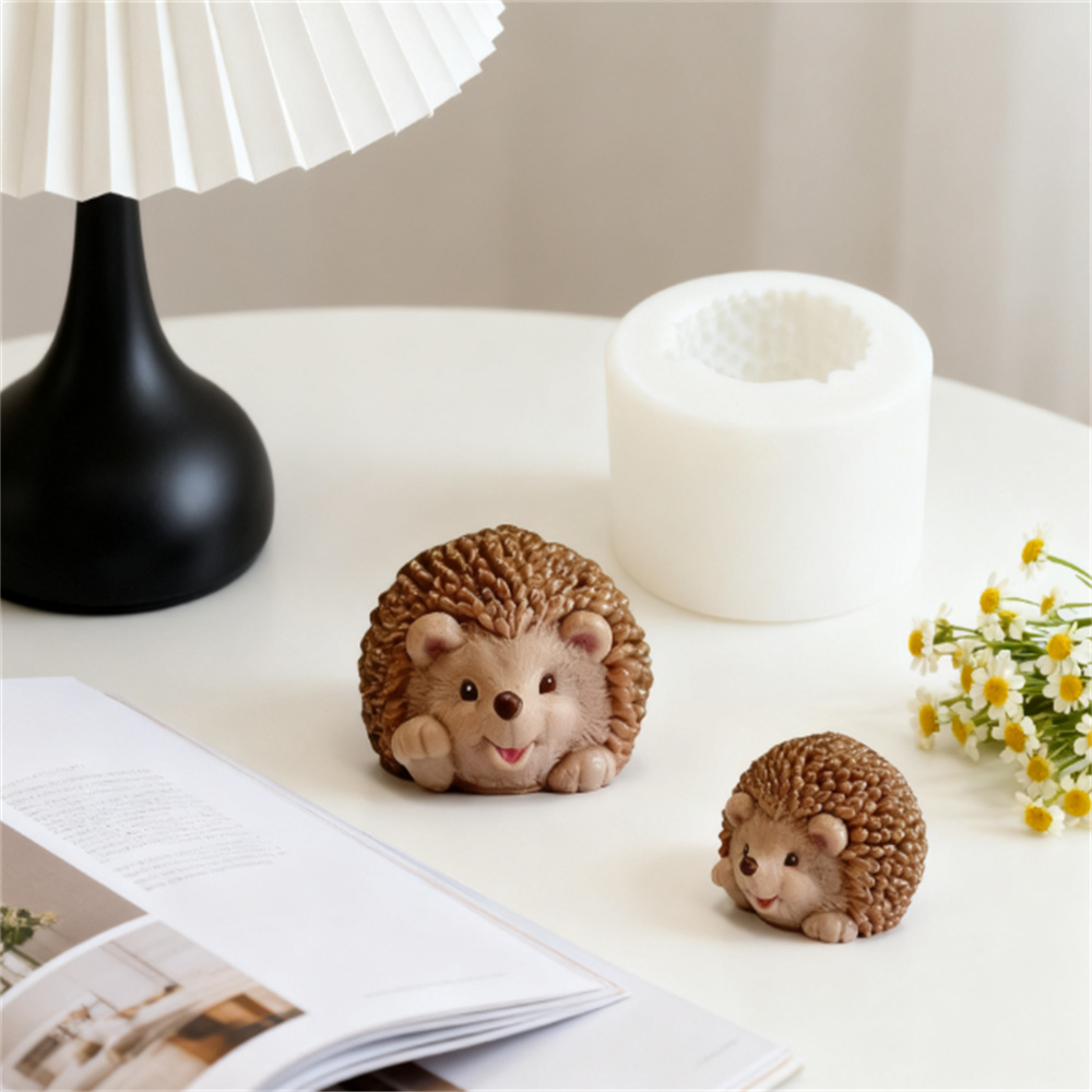 Soap Making At Home - Moule en Silicone hérisson 3D, mignon