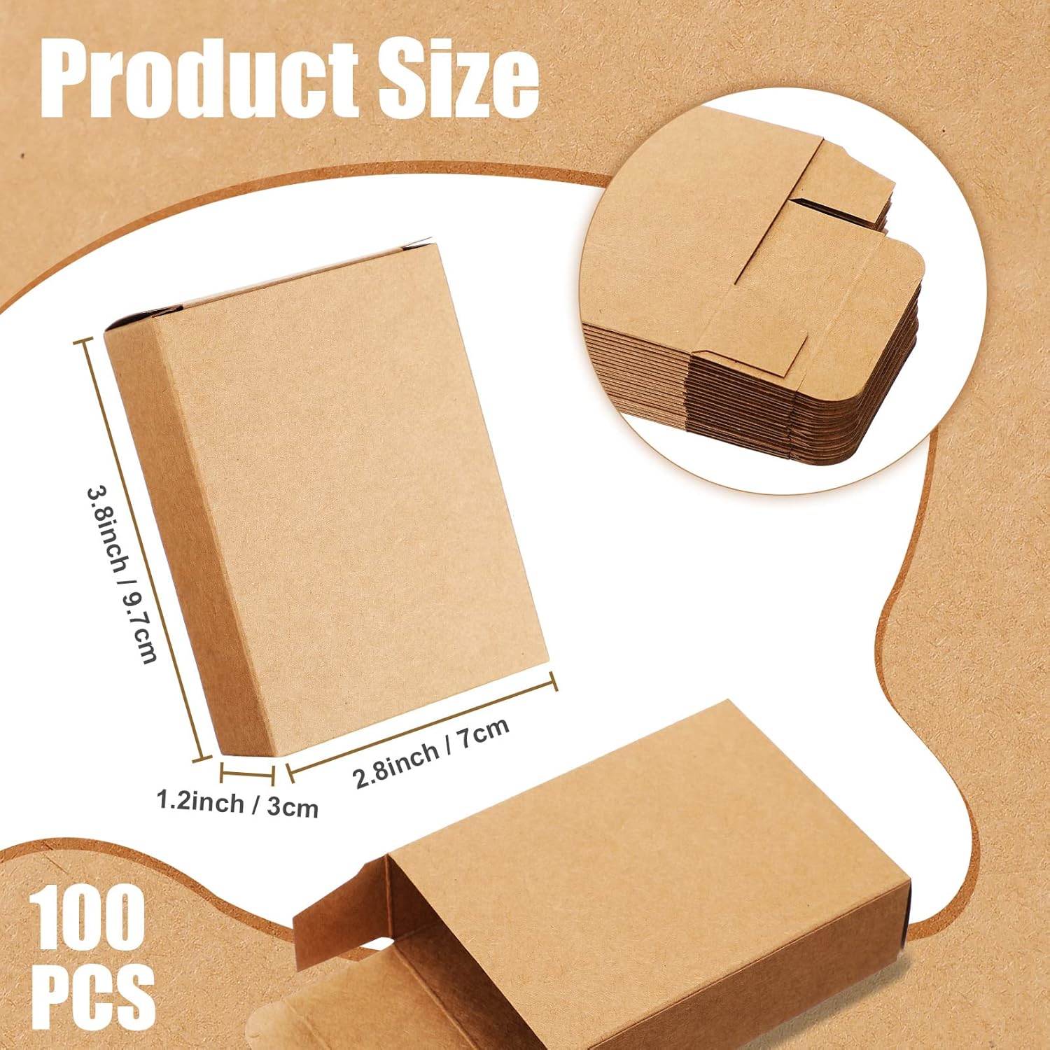 100 boîtes à savon en kraft po - Soap Making In School avis et prix