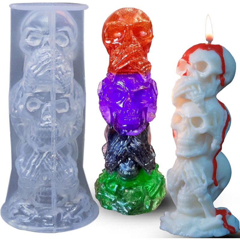 Moule en silicone 3D Rose Fleu - Soap Making In School avis et prix